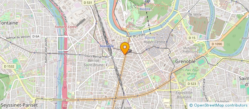 localisation de l'entreprise SHG AVOCATS à GRENOBLE