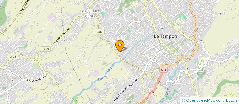 localisation de l'entreprise SHG HOLDING  LE TAMPON