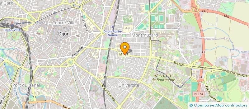 localisation de l'entreprise SHGP AUTO ECOLE à DIJON