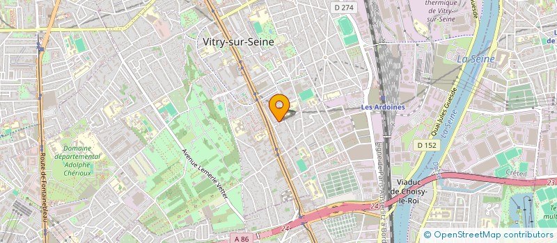 localisation de l'entreprise SHI  VITRY-SUR-SEINE