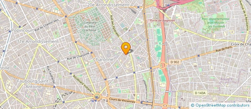 localisation de l'entreprise SHI ET YANG  PARIS