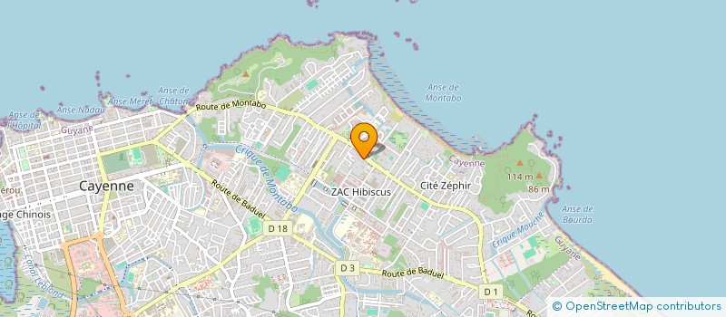 localisation de l'entreprise SHIATSU GUYANE  REMIRE-MONTJOLY
