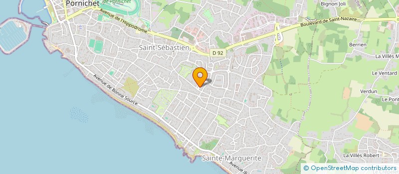 localisation de l'entreprise SHIATSU WELLBEING  PORNICHET