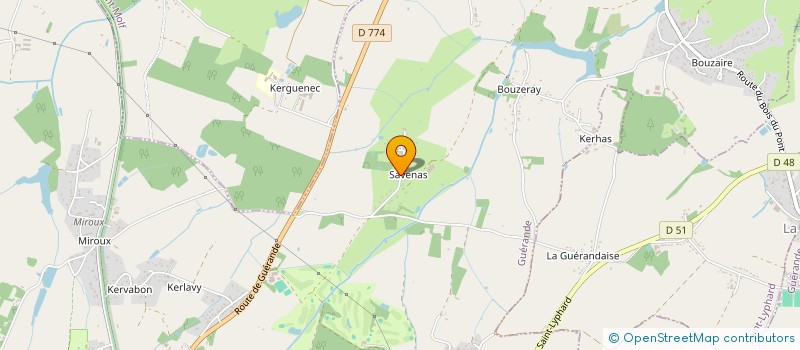 localisation de l'entreprise SHIAWASE  GUERANDE