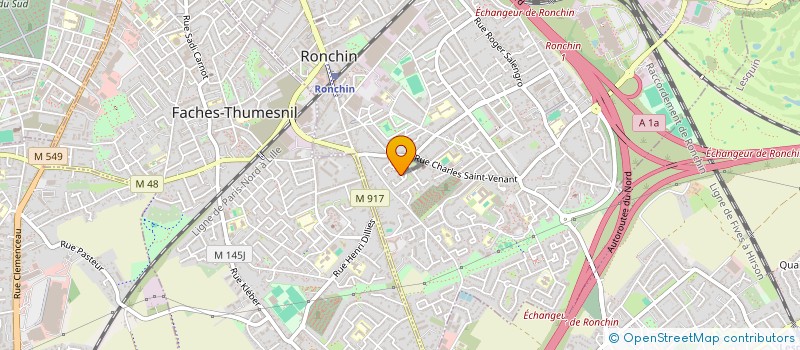 localisation de l'entreprise SHIBA  RONCHIN