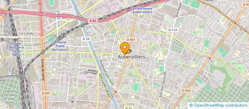 localisation de l'entreprise SHIBALY SUPERMARKET à AUBERVILLIERS