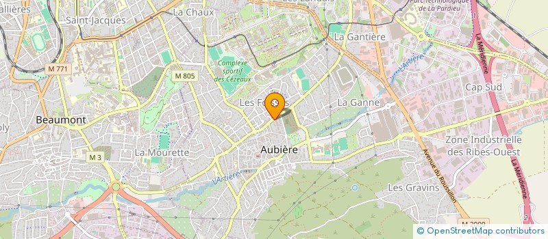 localisation de l'entreprise SHIBUYA  AUBIERE