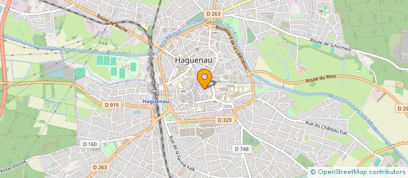 localisation de l'entreprise SHIBUYA SUSHI  HAGUENAU