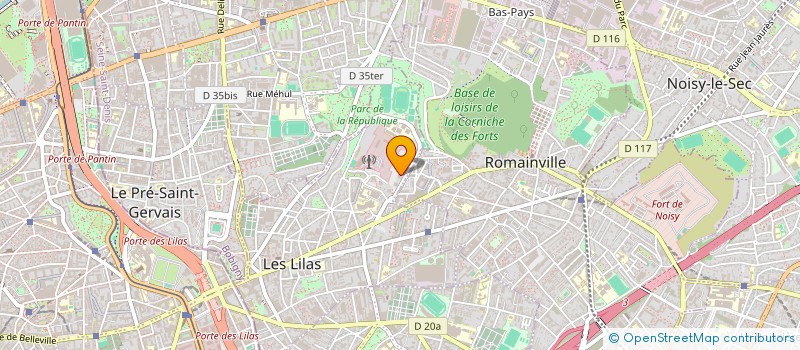 localisation de l'entreprise SHIFT SERVICES à LES LILAS