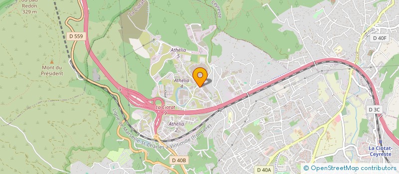 localisation de l'entreprise SHIFT UP à LA CIOTAT