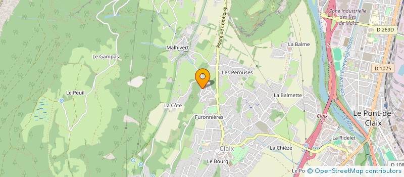 localisation de l'entreprise SHIFTED  CLAIX