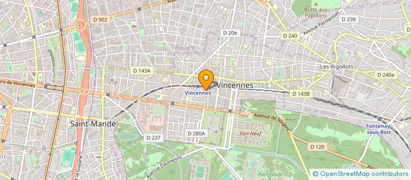 localisation de l'entreprise SHIFTPOINT à VINCENNES