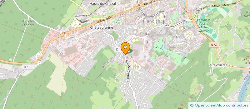 localisation de l'entreprise SHIGA  BESANCON