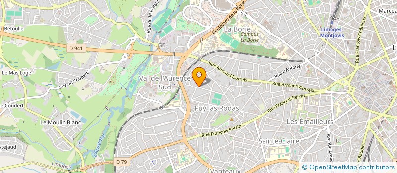 localisation de l'entreprise SHIKANTAZA  LIMOGES