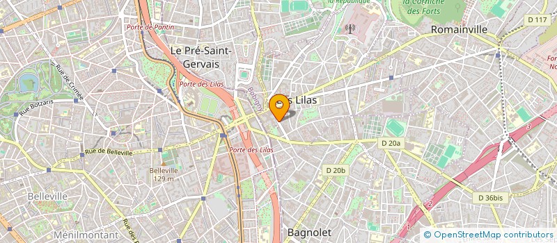 localisation de l'entreprise SHIL EXPERTISE à LES LILAS