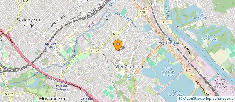 localisation de l'entreprise SHILO à VIRY-CHATILLON