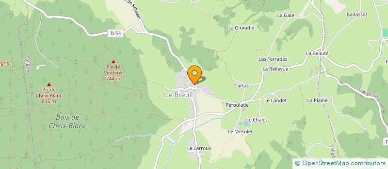 localisation de l'entreprise SHILO DOWNHILL TEAM PROJECT  SALLEDES