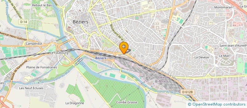 localisation de l'entreprise SHILTON 34 à BEZIERS