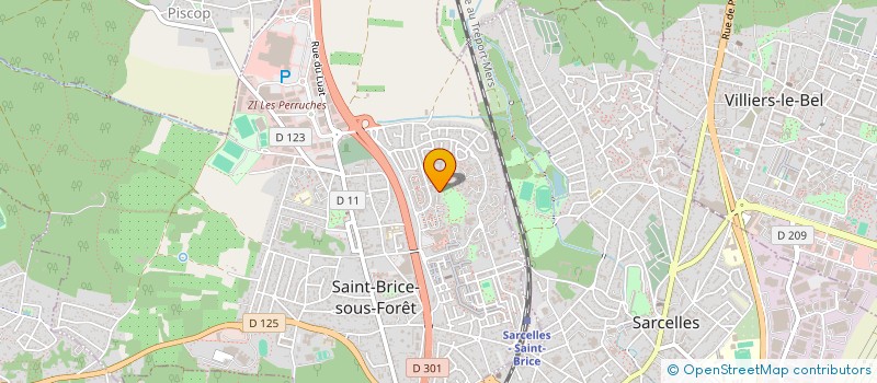localisation de l'entreprise SHIN FA à SAINT-BRICE-SOUS-FORET