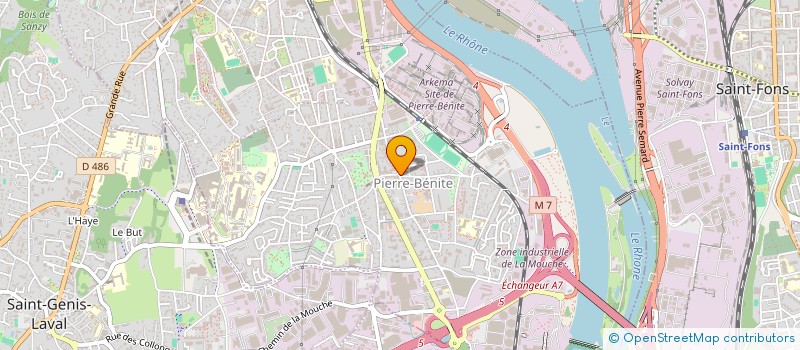 localisation de l'entreprise SHINE  OULLINS-PIERRE-BENITE