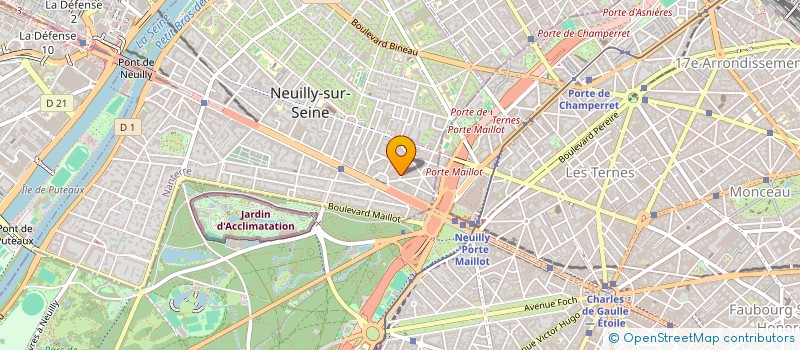 localisation de l'entreprise SHINE à NEUILLY-SUR-SEINE