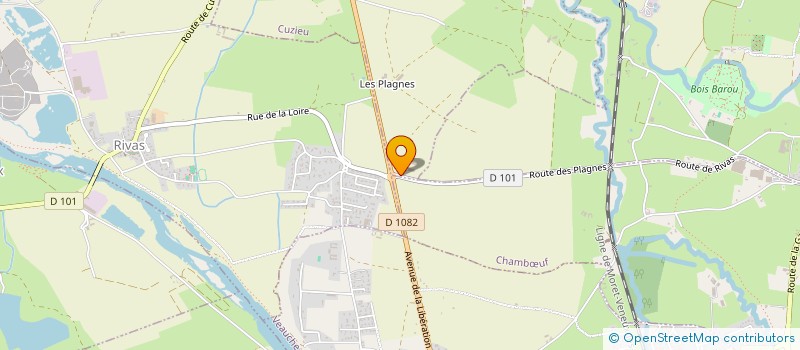 localisation de l'entreprise SHINE  ANDREZIEUX-BOUTHEON