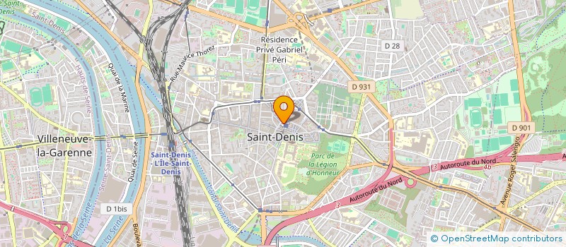 localisation de l'entreprise SHINE à SAINT DENIS