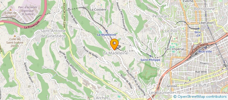 localisation de l'entreprise SHINE AUTO  NICE