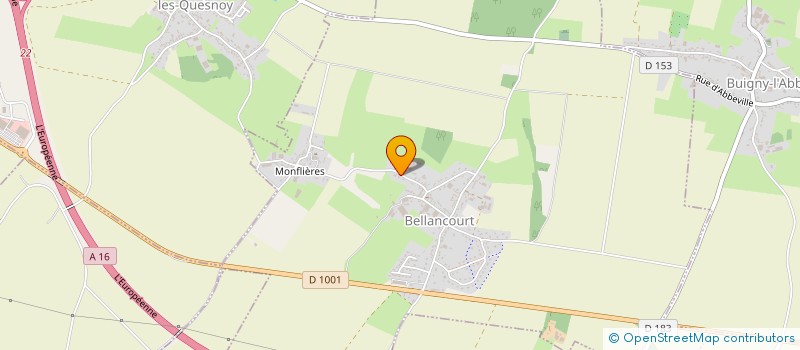 localisation de l'entreprise SHINE BAT  BELLANCOURT