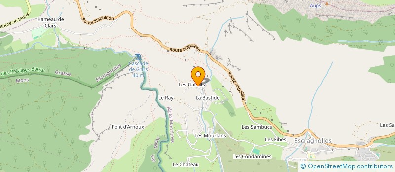 localisation de l'entreprise SHINE CENTER  ESCRAGNOLLES