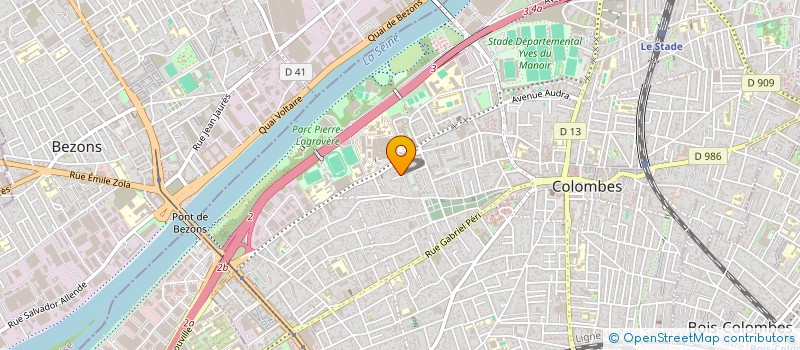 localisation de l'entreprise SHINE CONSULTING INTERNATIONAL à COLOMBES