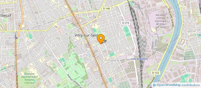 localisation de l'entreprise SHINE EVEN'S  VITRY-SUR-SEINE