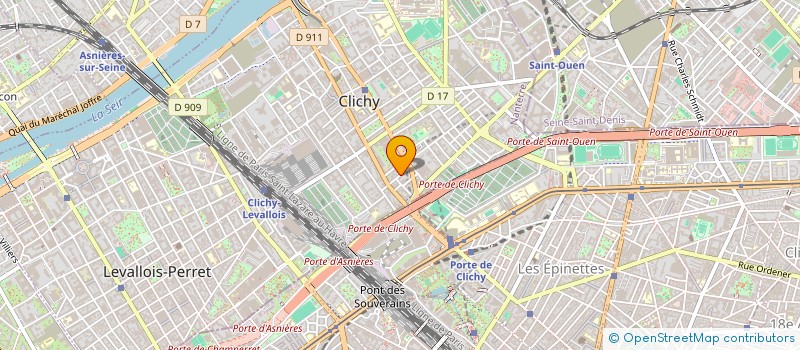 localisation de l'entreprise SHINE HAIR AND BEAUTY à CLICHY