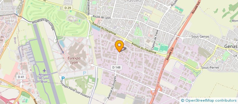 localisation de l'entreprise SHINE PICTURES  CHASSIEU