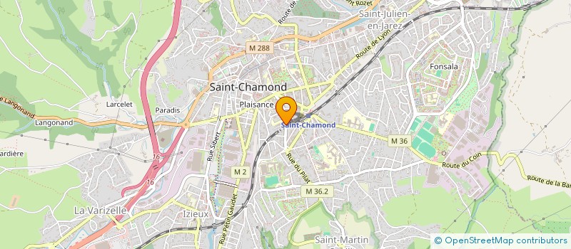 localisation de l'entreprise SHINE SERVICES  SAINT-CHAMOND