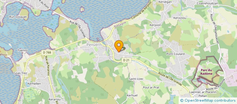 localisation de l'entreprise SHINE TRIBUTE PINK FLOYD  PLEUMEUR-BODOU