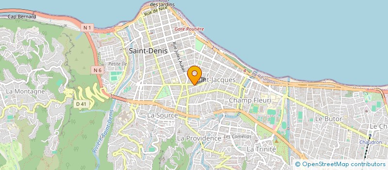 localisation de l'entreprise SHINEL à SAINT-DENIS