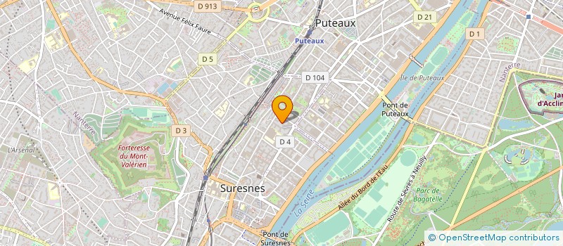 localisation de l'entreprise SHINING MUSIC à SURESNES