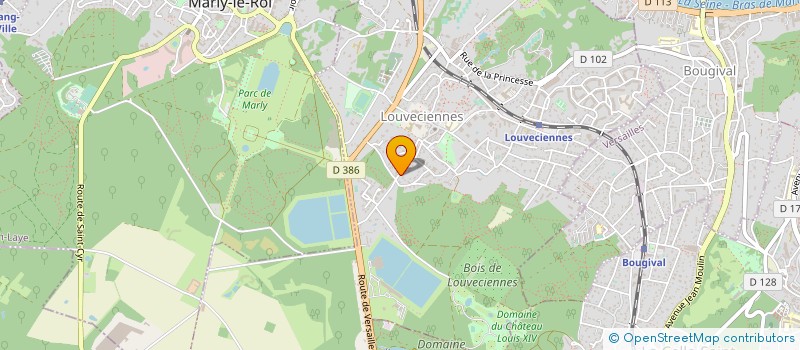 localisation de l'entreprise SHINING PRODUCTION à LOUVECIENNES