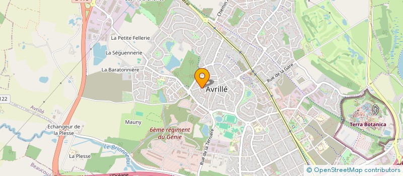 localisation de l'entreprise SHINING RACING  AVRILLE