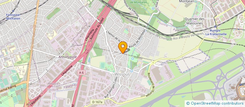 localisation de l'entreprise SHINKA à WISSOUS