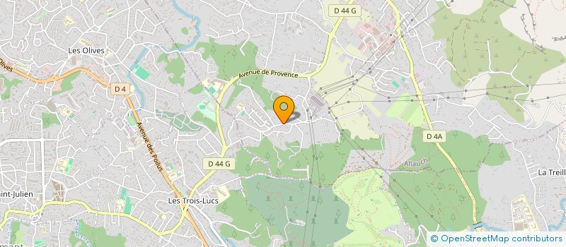localisation de l'entreprise SHINKA STUDIO à ALLAUCH