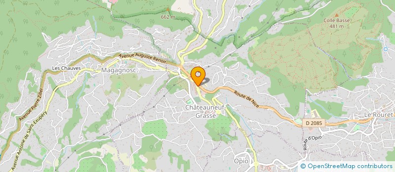 localisation de l'entreprise SHINOBI-FIT  CHATEAUNEUF-GRASSE