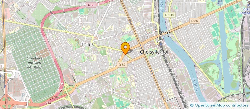 localisation de l'entreprise SHINY PRODUCTION  THIAIS