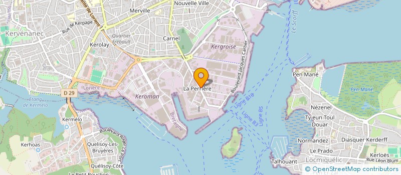 localisation de l'entreprise SHIP ST à LORIENT