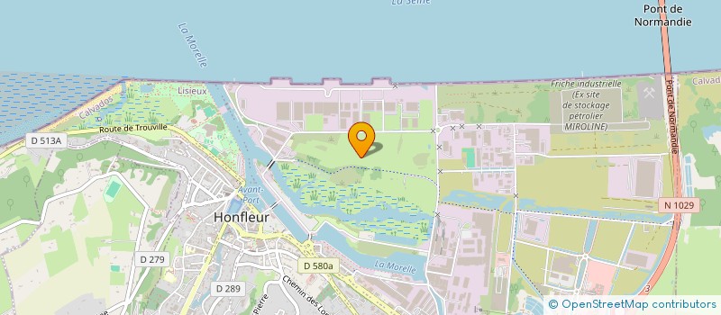 localisation de l'entreprise SHIPP HAVRAISE IMPORTATION PROD PET à HONFLEUR
