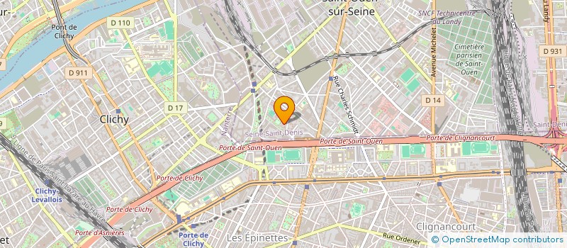 localisation de l'entreprise SHIPPING CARGO EXPRESS à SAINT-OUEN-SUR-SEINE