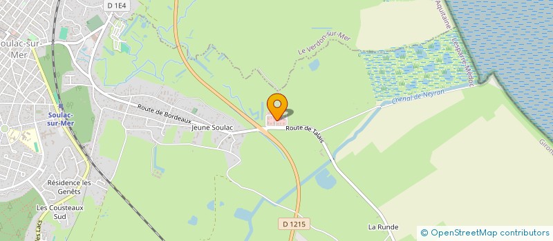 localisation de l'entreprise SHIPPING INGENIERIE  SOULAC-SUR-MER