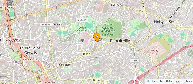 localisation de l'entreprise SHIR CONSEILS à ROMAINVILLE