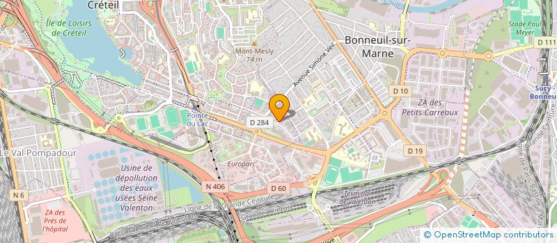 localisation de l'entreprise SHIREL à CRETEIL